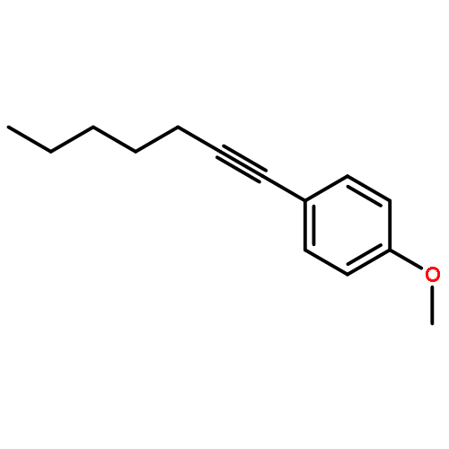 Benzene, 1-(1-heptynyl)-4-methoxy-