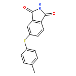 1H-Isoindole-1,3(2H)-dione, 5-[(4-methylphenyl)thio]-