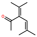 4-Hexen-2-one, 5-methyl-3-(1-methylethylidene)-