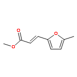 2-Propenoic acid, 3-(5-methyl-2-furanyl)-, methyl ester