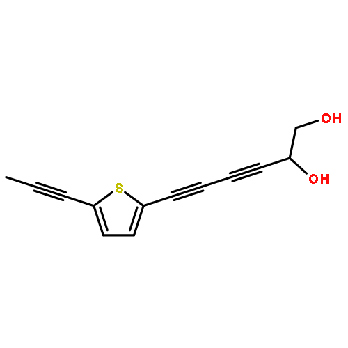 3,5-Hexadiyne-1,2-diol,6-[5-(1-propyn-1-yl)-2-thienyl]-