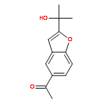 Ethanone, 1-[2-(1-hydroxy-1-methylethyl)-5-benzofuranyl]-