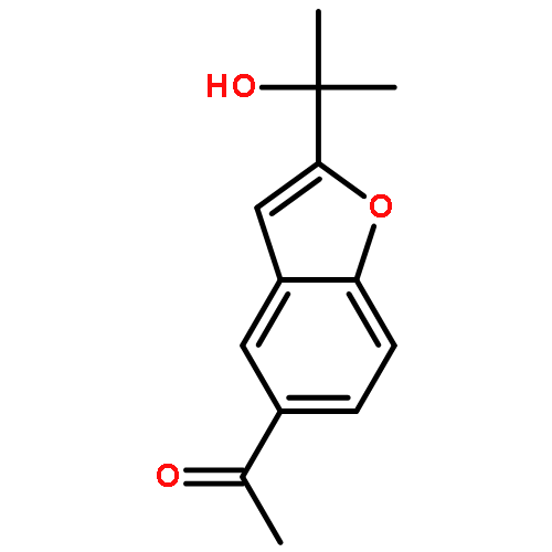 Ethanone, 1-[2-(1-hydroxy-1-methylethyl)-5-benzofuranyl]-