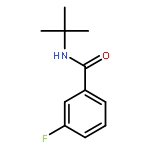 Benzamide, N-(1,1-dimethylethyl)-3-fluoro-