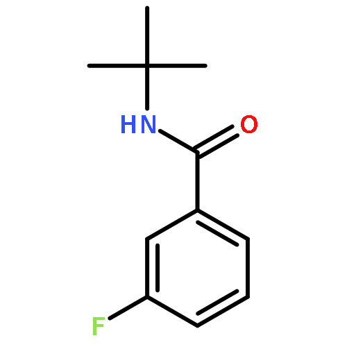 Benzamide, N-(1,1-dimethylethyl)-3-fluoro-