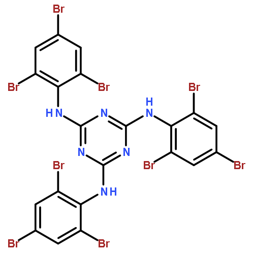 1,3,5-Triazine-2,4,6-triamine, N,N',N''-tris(2,4,6-tribromophenyl)-