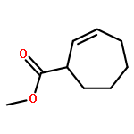 2-Cycloheptene-1-carboxylic acid, methyl ester