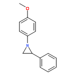 AZIRIDINE, 1-(4-METHOXYPHENYL)-2-PHENYL-