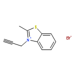 2-methyl-3-(prop-2-yn-1-yl)-1,3-benzothiazol-3-ium bromide