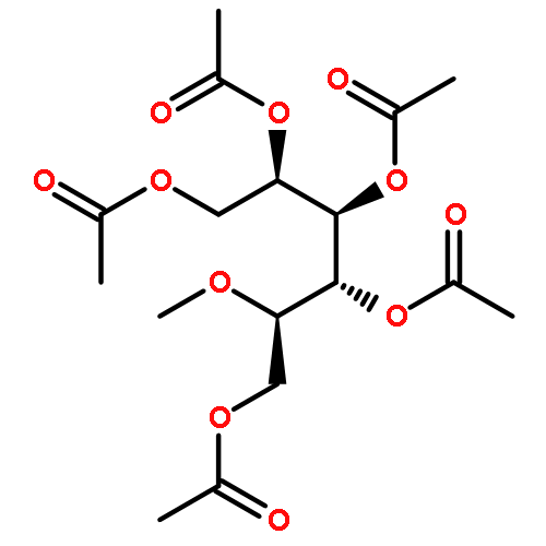 D-Mannitol, 2-O-methyl-, pentaacetate