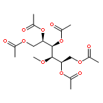 D-MANNITOL, 3-O-METHYL-, PENTAACETATE