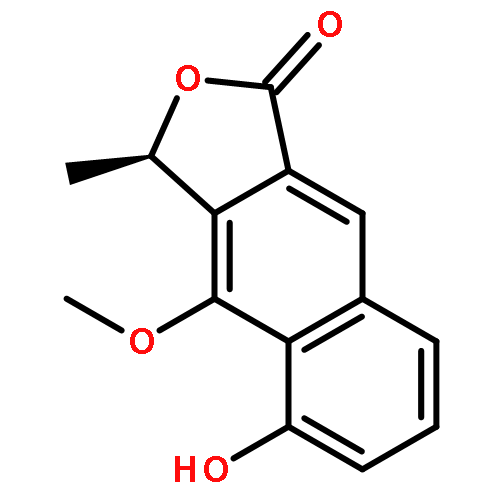 Naphtho[2,3-c]furan-1(3H)-one, 5-hydroxy-4-methoxy-3-methyl-, (3R)-