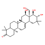 Olean-12-en-3-one,16,21,22,28-tetrahydroxy-, (16a,21b,22a)- (9CI)