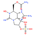 1H,10H-Pyrrolo[1,2-c]purine-9,10,10-triol,2-amino-4-[[(aminocarbonyl)oxy]methyl]-3a,4,5,6,8,9-hexahydro-5-hydroxy-6-imino-,9-(hydrogen sulfate), (3aS,4R,9S,10aS)-