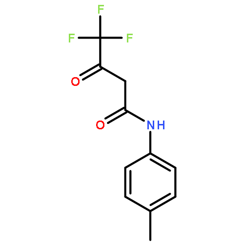 Butanamide, 4,4,4-trifluoro-N-(4-methylphenyl)-3-oxo-