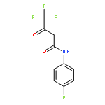 Butanamide, 4,4,4-trifluoro-N-(4-fluorophenyl)-3-oxo-