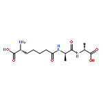 D-Alanine, N-[(6R)-6-amino-6-carboxy-1-oxohexyl]-D-alanyl-