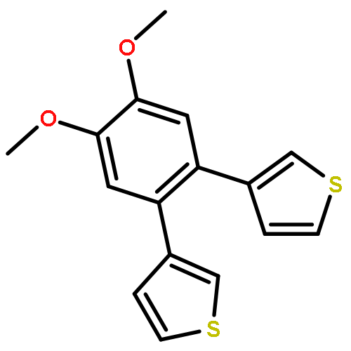 THIOPHENE, 3,3'-(4,5-DIMETHOXY-1,2-PHENYLENE)BIS-