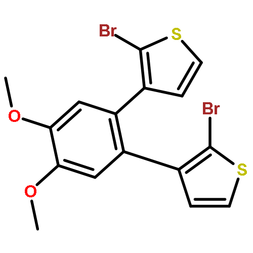 Thiophene, 3,3'-(4,5-dimethoxy-1,2-phenylene)bis[2-bromo-