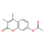 2H-1-Benzopyran-2-one, 7-(acetyloxy)-3,4-dimethyl-