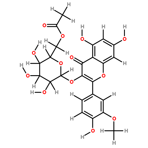 isorhamnetin 3-(6''-O-acetylglucoside)