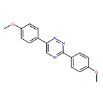 1,2,4-Triazine, 3,6-bis(4-methoxyphenyl)-