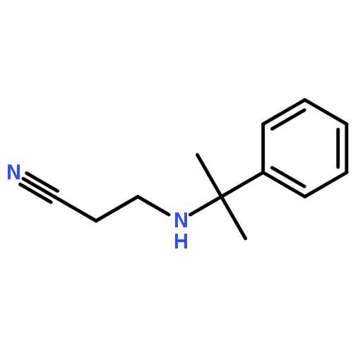 Propanenitrile, 3-[(1-methyl-1-phenylethyl)amino]-