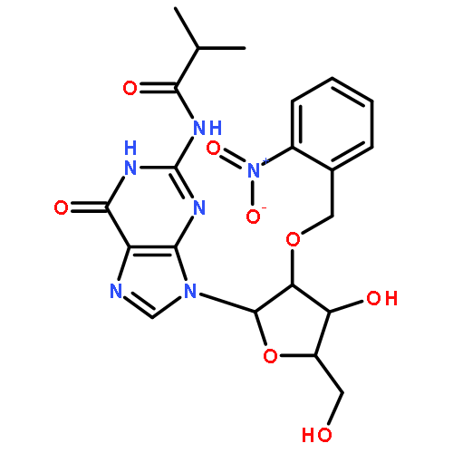 Guanosine, N-(2-methyl-1-oxopropyl)-2'-O-[(2-nitrophenyl)methyl]-