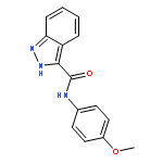 1H-Indazole-3-carboxamide, N-(4-methoxyphenyl)-