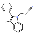 1H-Indole-1-propanenitrile, 3-methyl-2-phenyl-