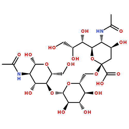 b-D-Glucopyranose, O-(N-acetyl-a-neuraminosyl)-(2®6)-O-b-D-galactopyranosyl-(1®4)-2-(acetylamino)-2-deoxy-