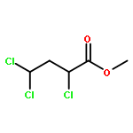 Butanoic acid, 2,4,4-trichloro-, methyl ester