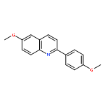 Quinoline, 6-methoxy-2-(4-methoxyphenyl)-