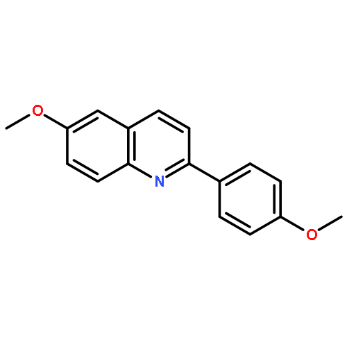 Quinoline, 6-methoxy-2-(4-methoxyphenyl)-