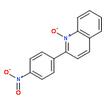 Quinoline, 2-(4-nitrophenyl)-, 1-oxide