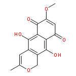 1H-Naphtho[2,3-c]pyran-6,9-dione,5,10-dihydroxy-7-methoxy-3-methyl-