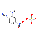 Benzenediazonium, 2,4-dinitro-, sulfate (1:1)