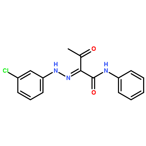 Butanamide, 2-[(3-chlorophenyl)hydrazono]-3-oxo-N-phenyl-