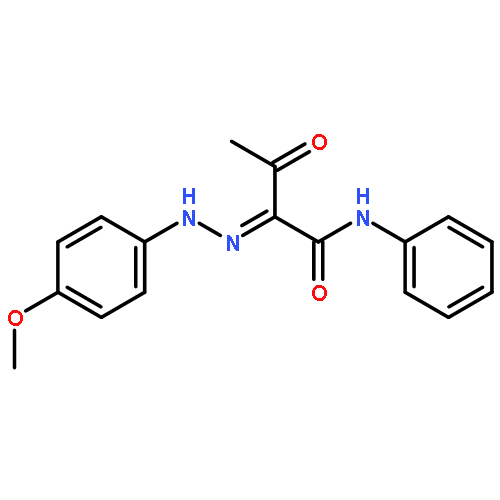 Butanamide, 2-[(4-methoxyphenyl)hydrazono]-3-oxo-N-phenyl-