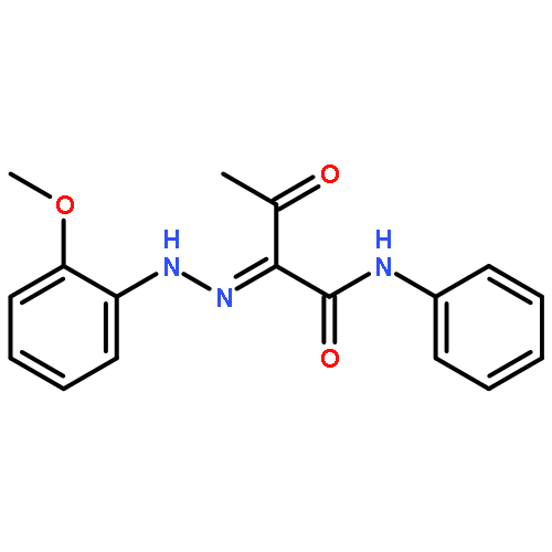 Butanamide, 2-[(2-methoxyphenyl)hydrazono]-3-oxo-N-phenyl-