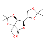 2C-Hydroxymethyl-2,3:5,6-di-O-isopropylidene-L-gulono-1,4-lactone