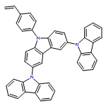 9,3':6',9''-TER-9H-CARBAZOLE, 9'-(4-ETHENYLPHENYL)-