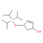 2-Cyclopenten-1-ol, 4-[[tris(1-methylethyl)silyl]oxy]-, (1R,4S)-