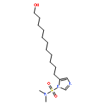 1H-Imidazole-1-sulfonamide, 5-(11-hydroxyundecyl)-N,N-dimethyl-