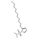 1H-IMIDAZOLE-1-SULFONAMIDE, 5-(10-CHLORODECYL)-N,N-DIMETHYL-