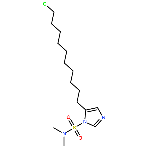 1H-IMIDAZOLE-1-SULFONAMIDE, 5-(10-CHLORODECYL)-N,N-DIMETHYL-