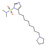 1H-IMIDAZOLE-1-SULFONAMIDE, N,N-DIMETHYL-5-[8-(1-PYRROLIDINYL)OCTYL]-