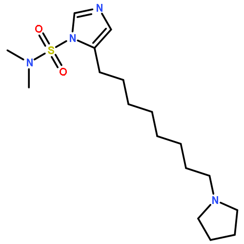 1H-IMIDAZOLE-1-SULFONAMIDE, N,N-DIMETHYL-5-[8-(1-PYRROLIDINYL)OCTYL]-