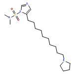 1H-IMIDAZOLE-1-SULFONAMIDE, N,N-DIMETHYL-5-[10-(1-PYRROLIDINYL)DECYL]-