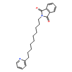 1H-ISOINDOLE-1,3(2H)-DIONE, 2-[10-(2-PYRIDINYL)DECYL]-